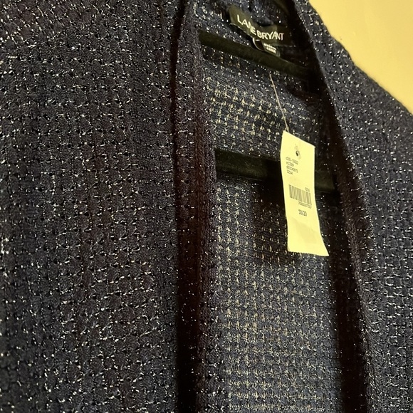 Lane Bryant Cardigan 18/20 Plus Open Front Lightweight Cardi Blue Sweater NWT - Picture 4 of 13